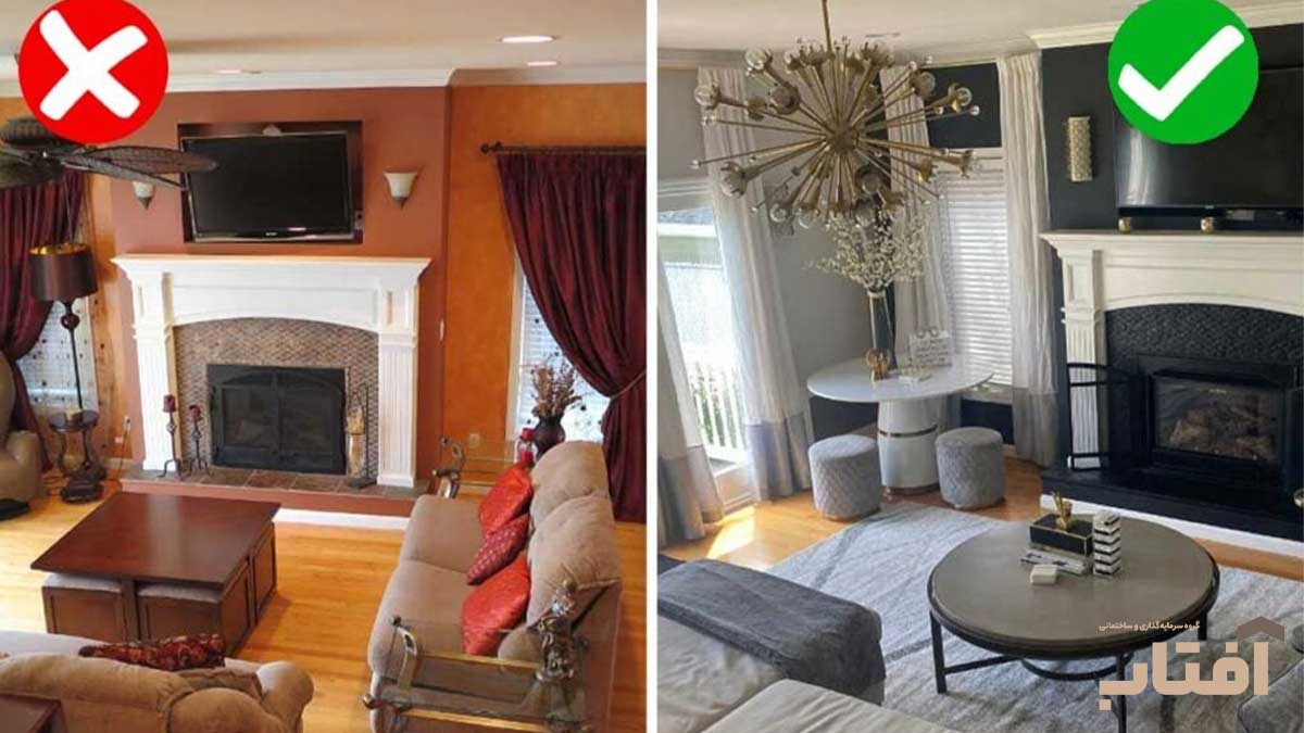 اشتباهات رایج دکوراسیون داخلی