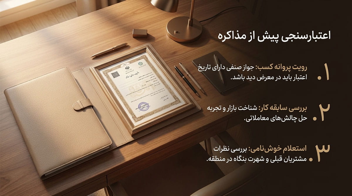 بررسی اعتبار مشاور