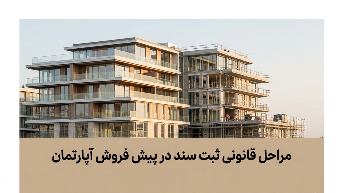 مراحل قانونی ثبت سند در پیش فروش آپارتمان