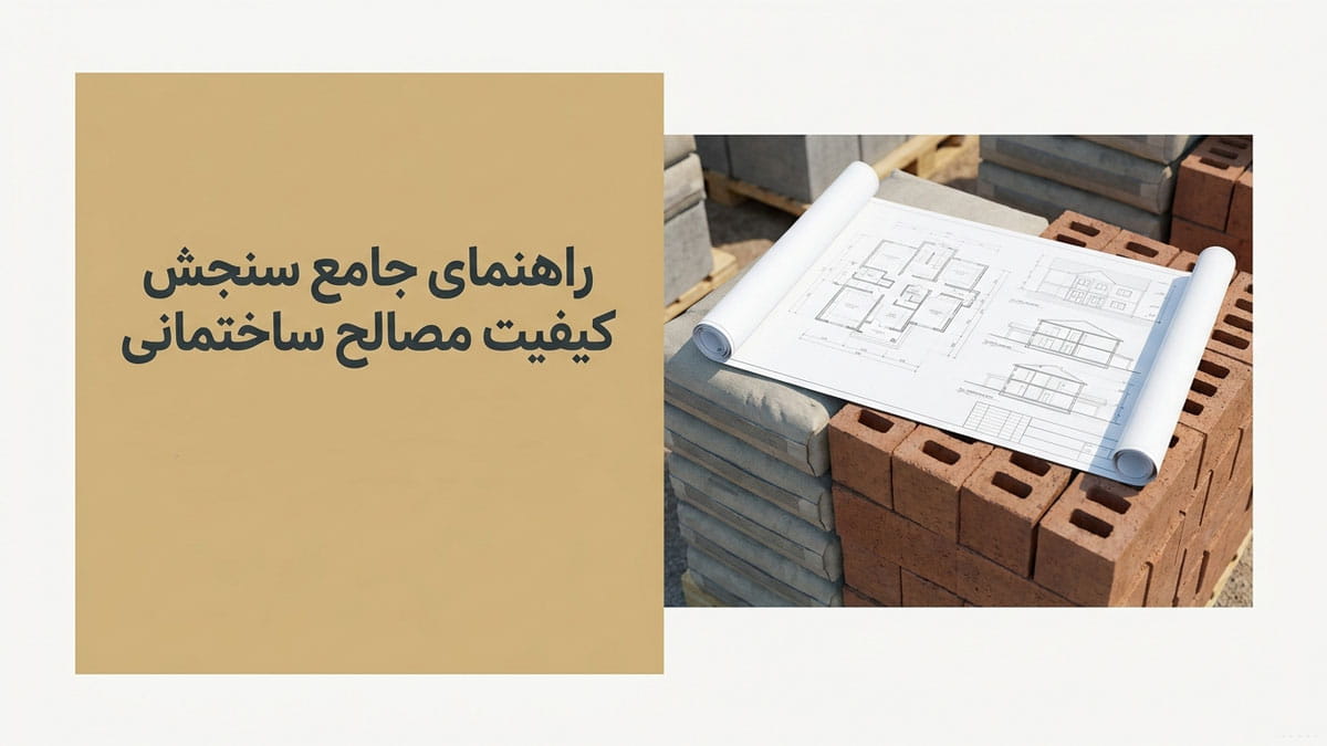 نحوه سنجیدن کیفیت مصالح ساختمانی