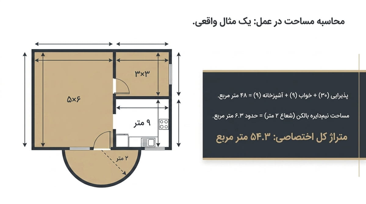 روش عملی محاسبه متراژ در بازدید حضوری