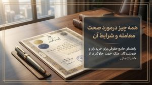 صحت معامله و شرایط آن